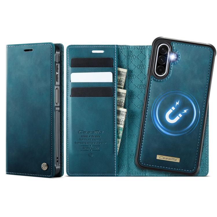 CaseMe C49 Magnetic RFID Blocking Detachable Wallet Leather Phone Case – Magnetic, Card Slot, Leather, For Samsung Galaxy A57 5G, For Samsung Galaxy A17, For Samsung Galaxy S25 Edge 5G, For Samsung Galaxy A56 5G