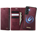 CaseMe C49 Magnetic RFID Blocking Detachable Wallet Leather Phone Case – Magnetic, Card Slot, Leather, For Samsung Galaxy A57 5G, For Samsung Galaxy A17, For Samsung Galaxy S25 Edge 5G, For Samsung Galaxy A56 5G