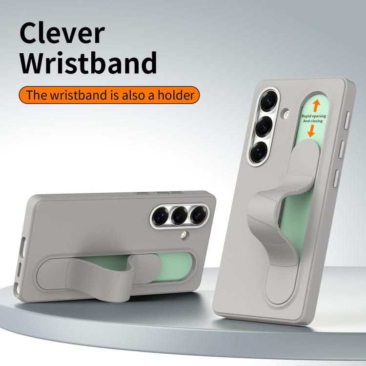 Intelligent Control Button Wristband Phone Case – Wear-resistant, TPU, For Samsung Galaxy S25 5G, For Samsung Galaxy S25+ 5G, For Samsung Galaxy S25 Ultra 5G, For Samsung Galaxy S24 Ultra 5G
