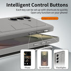 Intelligent Control Button Wristband Phone Case – Wear-resistant, TPU, For Samsung Galaxy S25 5G, For Samsung Galaxy S25+ 5G, For Samsung Galaxy S25 Ultra 5G, For Samsung Galaxy S24 Ultra 5G