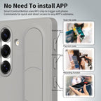 Intelligent Control Button Wristband Phone Case – Wear-resistant, TPU, For Samsung Galaxy S24+ 5G, For Samsung Galaxy S24 5G, For Samsung Galaxy S23 Ultra 5G