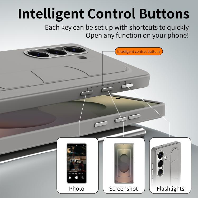 Intelligent Control Button Wristband Phone Case, For Samsung Galaxy S26+ 5G, For Samsung Galaxy S26 Ultra 5G, For Samsung Galaxy S26 5G, For Samsung Galaxy S25 FE 5G