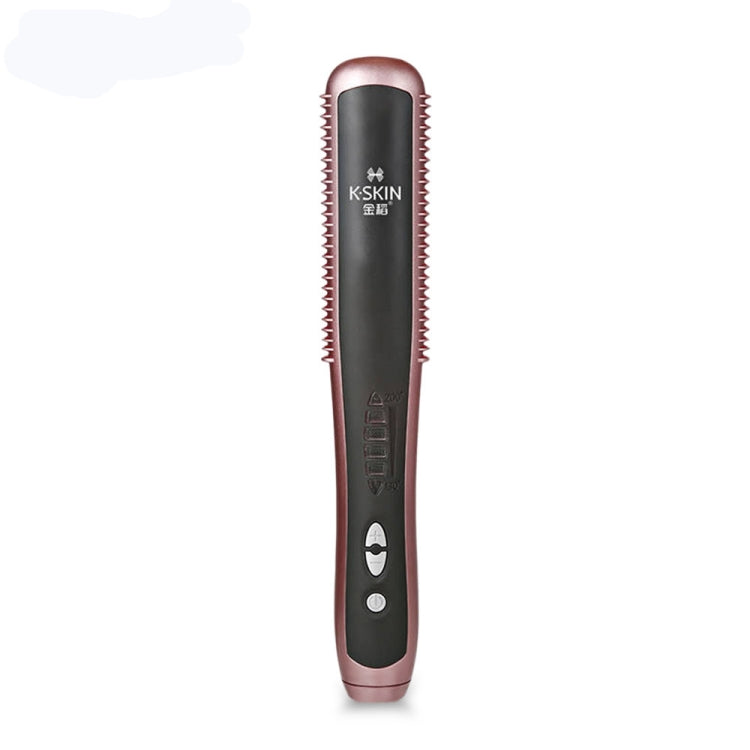 K-SKIN KD388A Electric Ceramic Hair Straightener Combs PTC Heating Hair Care Styling Comb Auto Massager Straightening Lrons Default Title