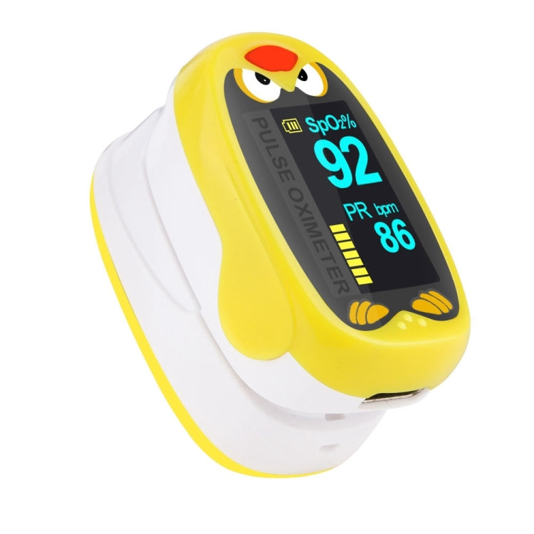 Pediatric Finger Pulse Oximeter Neonatal Blood Oxygen Children Kids Rechargeable USB Saturation Infant Oximetro Pediatrico, yellow, Orange yellow