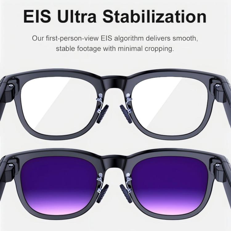A2 8MP HD Smart Camera Glasses, Support AI Translation / AI Assistant / Bluetooth Calling, A2