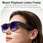 A2 8MP HD Smart Camera Glasses, Support AI Translation / AI Assistant / Bluetooth Calling, A2