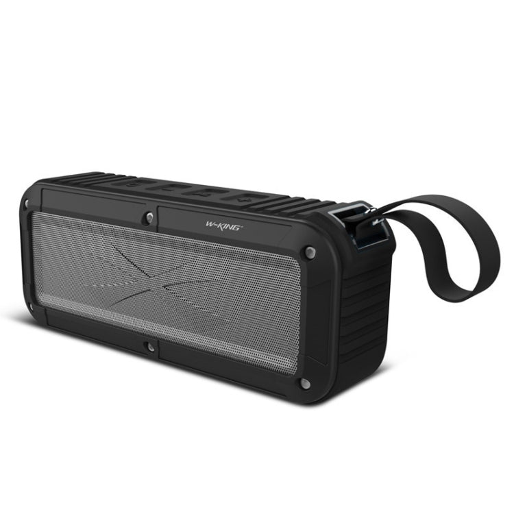 W-KING S20 Loundspeakers IPX6 Waterproof Bluetooth Speaker Portable NFC Bluetooth Speaker For Outdoors/Shower/BIcycle FM Radio – Waterproof, Lanyard, Bluetooth Black