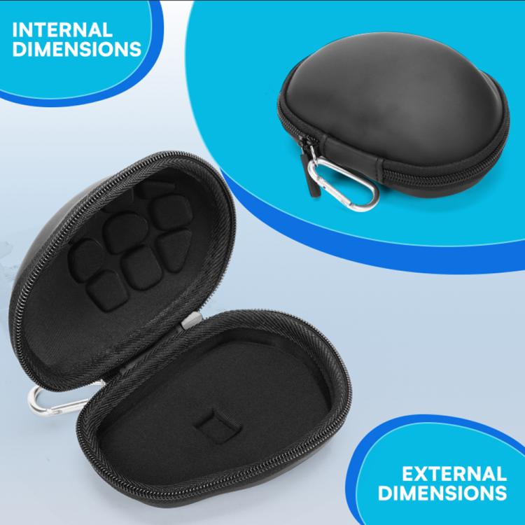 Mouse Carrying Case Portable PU Hard Shell Protective Case for Outdoor Use – Shockproof, For Logitech MX Master 4 / 3S