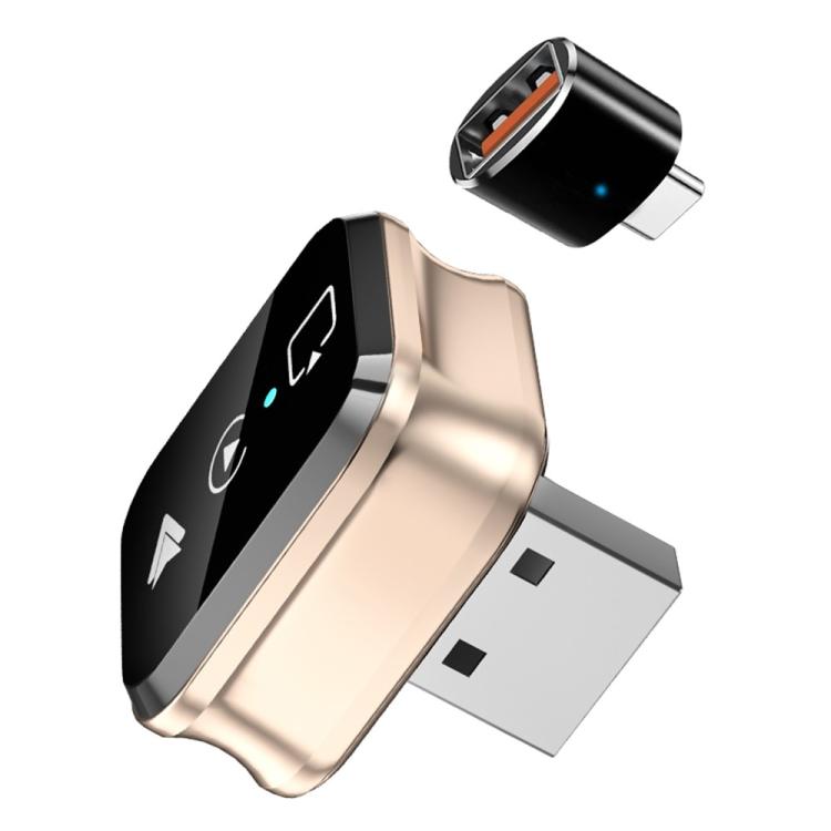 M70 For AirPlay / Miracast 4 in 1 Smart Screen Mirroring Adapter CarPlay / Android Auto Wired to Wireless, M70 M70