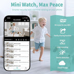 L28 Support Wide Angle HD Night Vision WiFi Mini Camera Intelligent Motion Detection Remote Recorder, L28