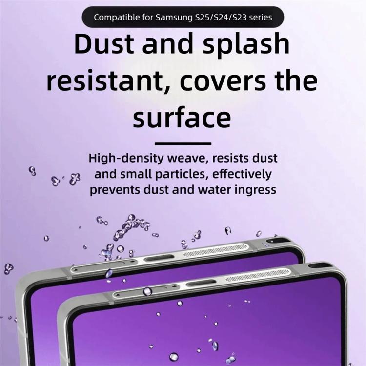 5pcs High-Density Metallic Integrated Speaker Dust Cover – Ultra-thin, For Samsung Galaxy S26 Ultra 5G, For Samsung Galaxy S25 Ultra 5G