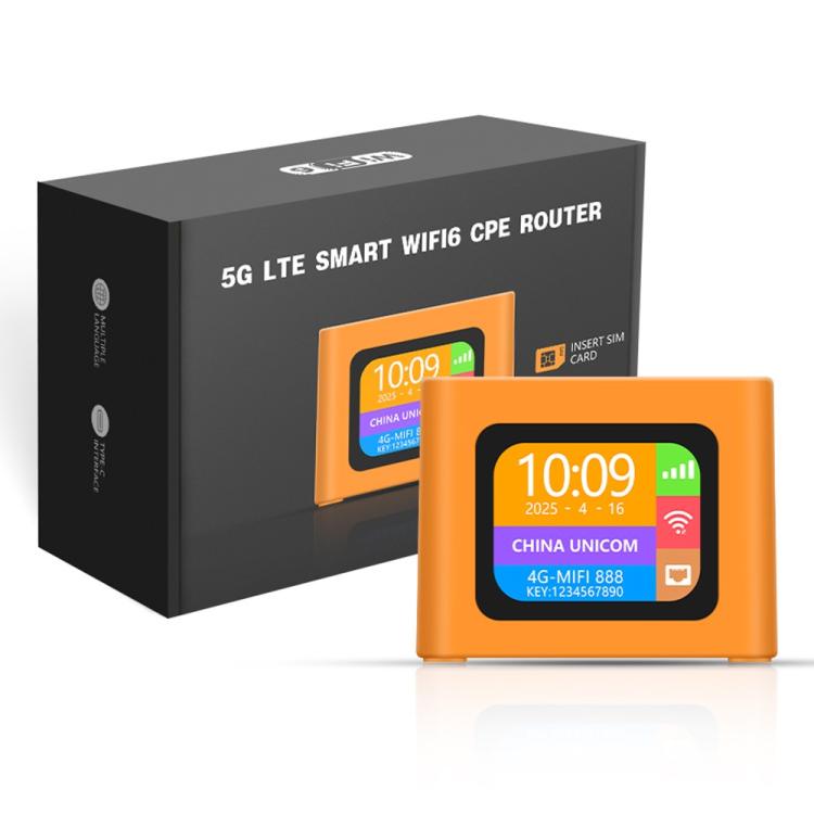 Q51-E SIM Card Slot and RJ45 Port 4G LTE WiFi 6 Router CPE Wireless Modem, EU Plug, UK Plug – Card Slot