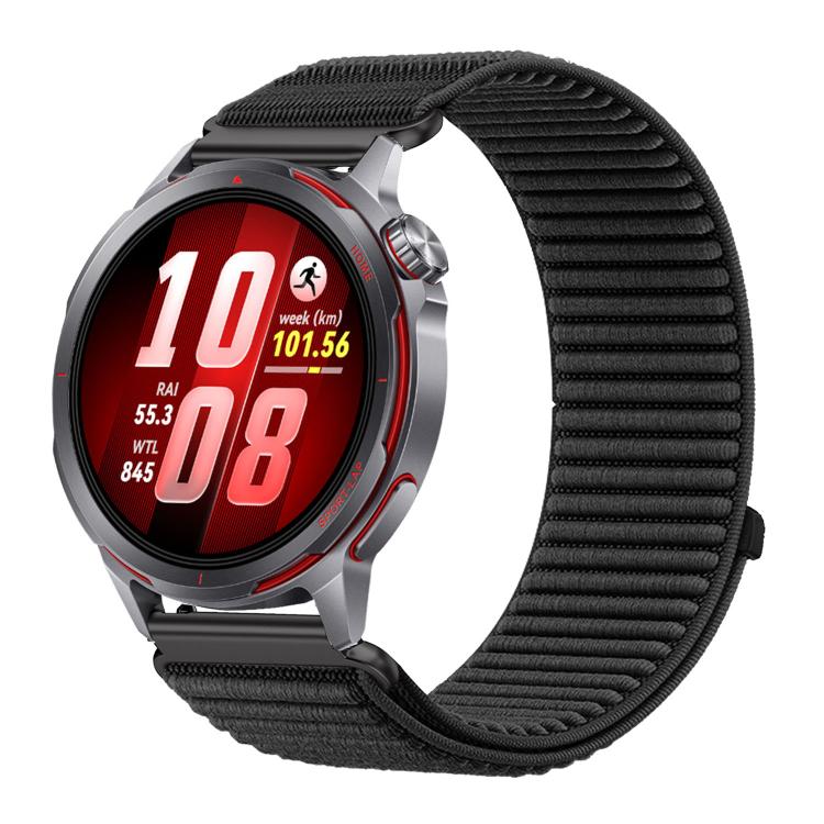 Watch Band – Braided Nylon (Huawei Watch GT Runner) For Huawei Watch GT Runner 2 Black