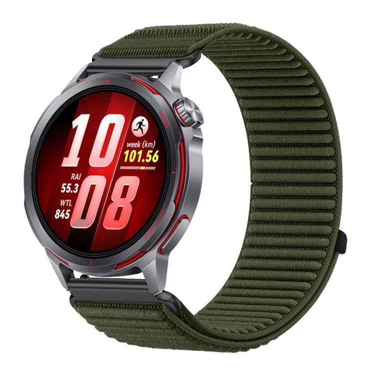 Watch Band – Braided Nylon (Huawei Watch GT Runner) For Huawei Watch GT Runner 2 Spruce Green