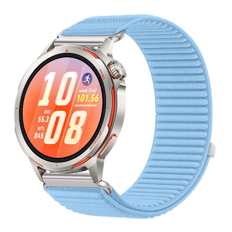 Watch Band – Braided Nylon (Huawei Watch GT Runner) For Huawei Watch GT Runner 2 Island Blue