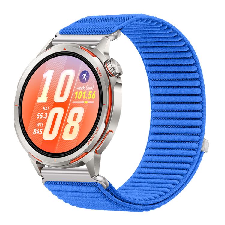 Watch Band – Braided Nylon (Huawei Watch GT Runner) For Huawei Watch GT Runner 2 Klein Blue