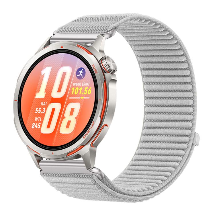 Watch Band – Braided Nylon (Huawei Watch GT Runner) For Huawei Watch GT Runner 2 Gray