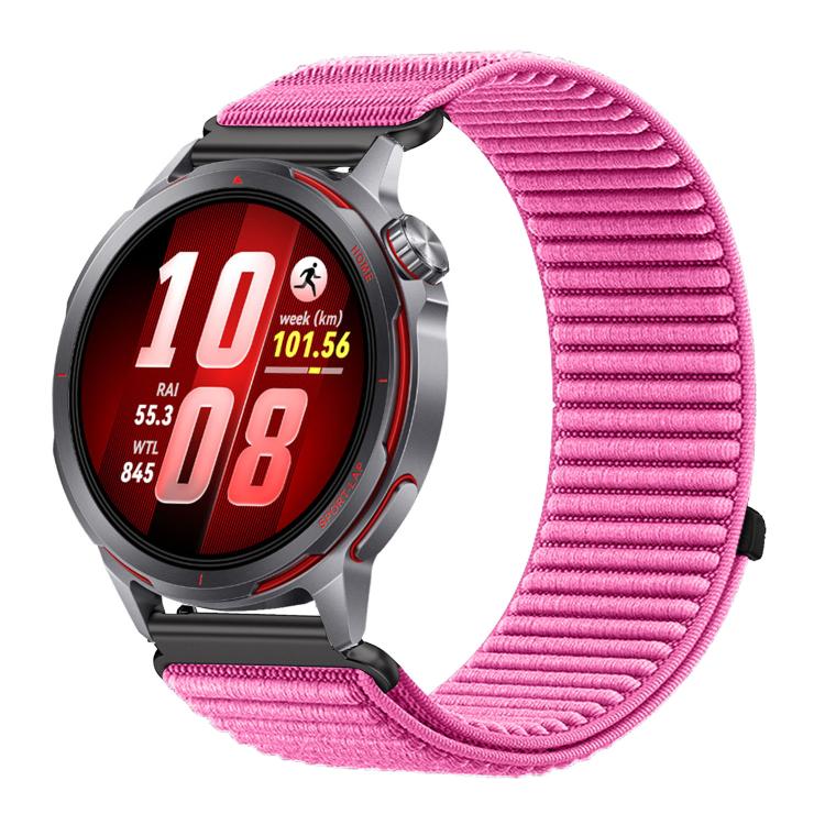 Watch Band – Braided Nylon (Huawei Watch GT Runner) For Huawei Watch GT Runner 2 Peony Pink