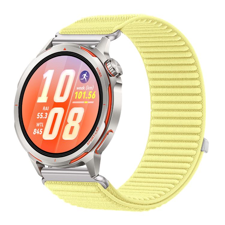 Watch Band – Braided Nylon (Huawei Watch GT Runner) For Huawei Watch GT Runner 2 Neon Yellow
