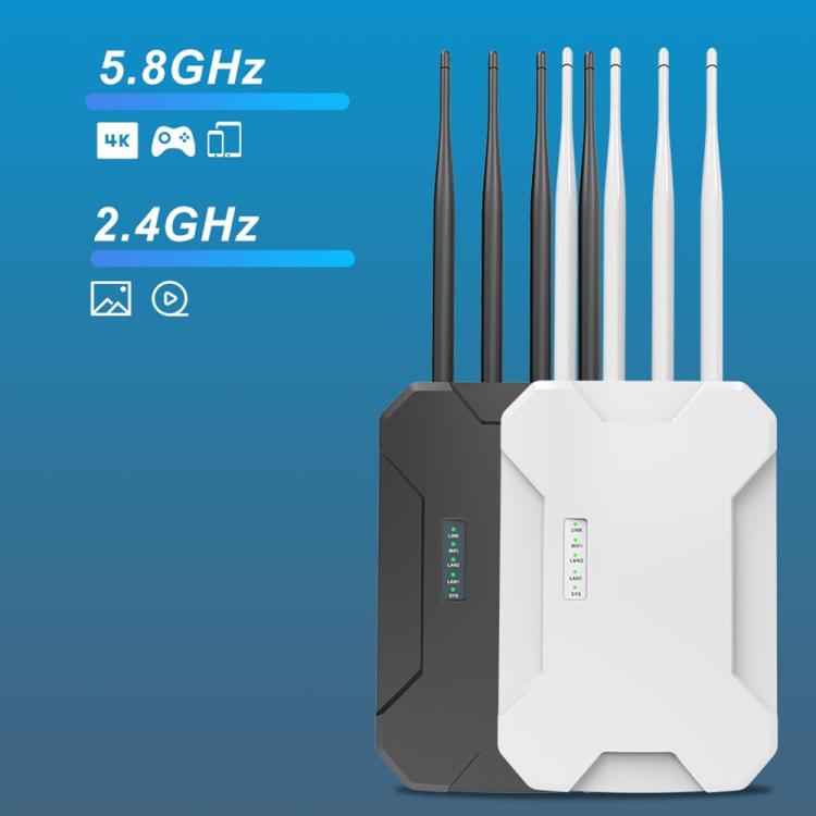 HW1800S WiFi 6 Outdoor Wireless Access Point 1800Mbps Waterproof Dual Band Gigabit Router, US Plug, EU Plug, UK Plug, AU Plug – Waterproof