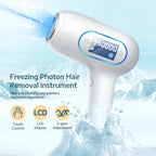 K_SKIN KD506A Epilator Household Freezing Photon Hair Removal Instrument 5 Levels of Light Intensity for Cheek Armpit Leg Back