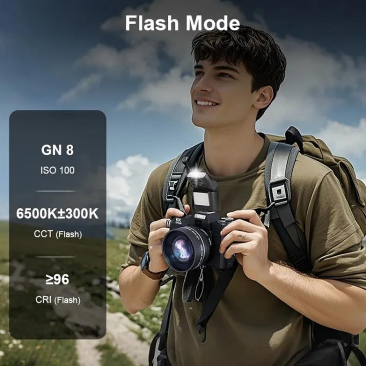 JMARY FM-06R For Camera Mini Flash Fill Light Hot Shoe Mount 300mAh Rechargeable LED Light – TPU