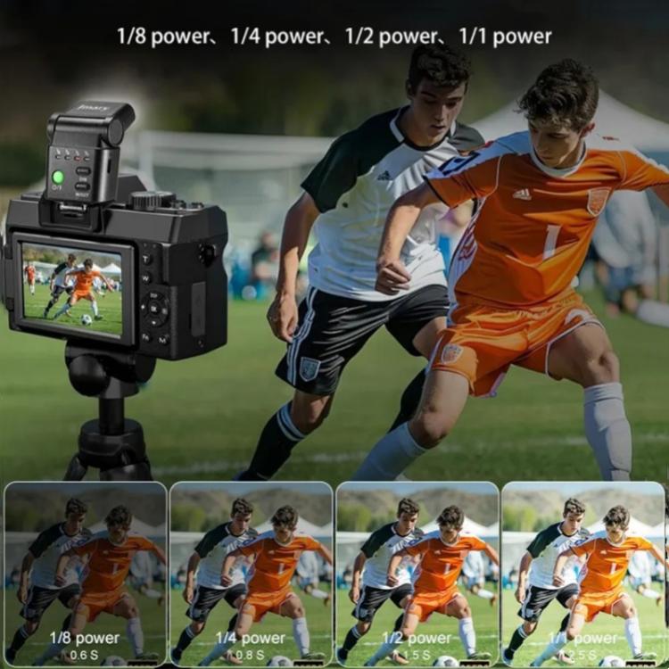 JMARY FM-06R For Camera Mini Flash Fill Light Hot Shoe Mount 300mAh Rechargeable LED Light – TPU