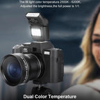 JMARY FM-06R For Camera Mini Flash Fill Light Hot Shoe Mount 300mAh Rechargeable LED Light – TPU