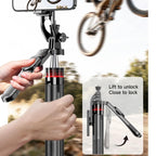 F05 For Photography Vlogging Remote Control Phone Holder Extendable Selfie Stick Tripod Stand, F05