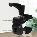 Z039 Photography Clamp 1/4 and 3/8 Thread Crab Pliers Clip For DSLR Cameras