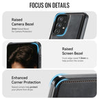 CaseMe C69 Series Magnetic Vegan Leather Back Phone Case – Magnetic, Leather, Wireless Charging, For Samsung Galaxy A52 / A52s 5G