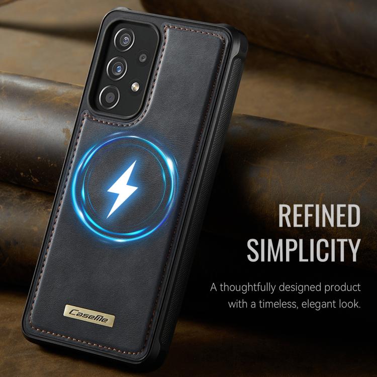 CaseMe C69 Series Magnetic Vegan Leather Back Phone Case – Magnetic, Leather, Wireless Charging, For Samsung Galaxy A52 / A52s 5G