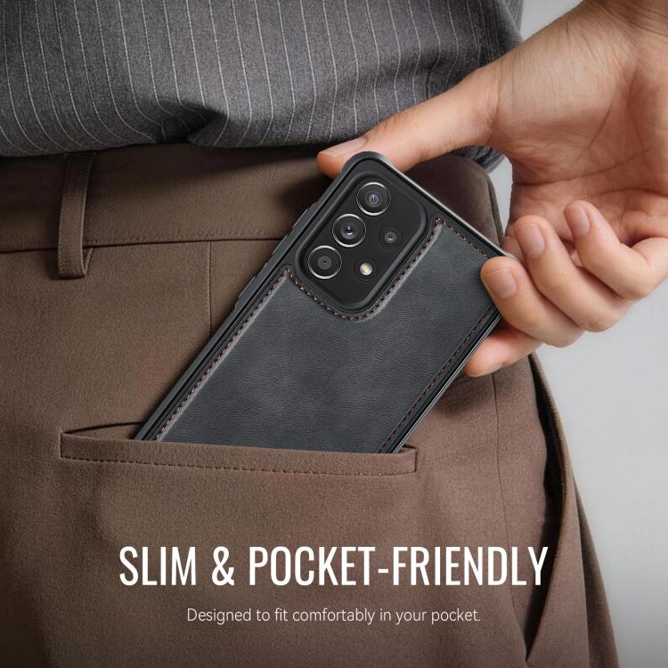 CaseMe C69 Series Magnetic Vegan Leather Back Phone Case – Magnetic, Leather, Wireless Charging, For Samsung Galaxy A52 / A52s 5G