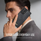 CaseMe C69 Series Magnetic Vegan Leather Back Phone Case – Magnetic, Leather, Wireless Charging, For Samsung Galaxy A52 / A52s 5G