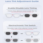 G60 Smart Glasses, Support Bluetooth Call / AI Audio Music