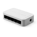 5Port 10/100Mbps Fast Ethernet Switch, 5 Ports White – Plug-and-play 5 Ports White