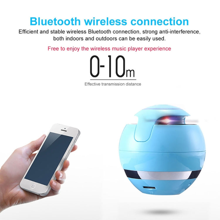 A18 Bluetooth Speaker – Ball Bluetooth Speaker with LED Light Portable Wireless Mini Speaker...