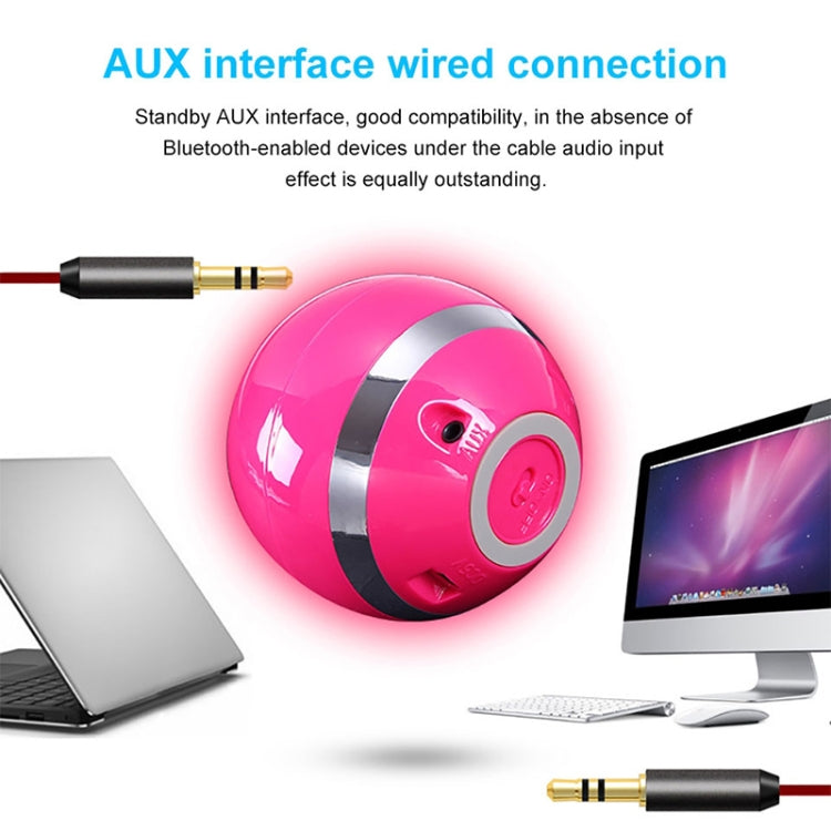 A18 Bluetooth Speaker – Ball Bluetooth Speaker with LED Light Portable Wireless Mini Speaker...