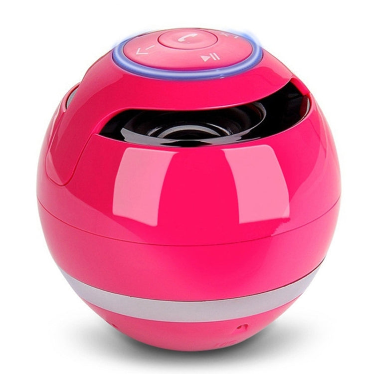 A18 Bluetooth Speaker – Ball Bluetooth Speaker with LED Light Portable Wireless Mini Speaker... PINK