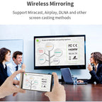 X2 (1+8G) DLP Android 7.1Smart Mini Projector X2 With Sliding Lens Cover Wifi Mini Projector (Black), 1GB+8GB US Plug, 1GB+8GB EU Plug – Card Slot, TPU, 4K