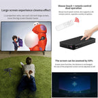 X2 (1+8G) DLP Android 7.1Smart Mini Projector X2 With Sliding Lens Cover Wifi Mini Projector (Black), 1GB+8GB US Plug, 1GB+8GB EU Plug – Card Slot, TPU, 4K