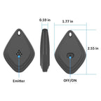 Outdoor Mosquito Repellent Portable Ultrasonic Insect Repellent Insecticide USB Charging Intelligent Frequency Conversion, Black, White