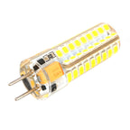 GY6.35 5W SMD2835 72LEDs Dimmable Silicone Corn Bulb for Chandelier Crystal Lamp Lighting Accessories,AC 12V, Warm White, Cool White