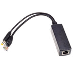 Power Over Ethernet Splitter 48V Input and 12V Output 48V PoE Splitter Adapter, Let 12V DC IP Camera Become POE Camera, Power Over Ethernet Splitter Power Over Ethernet Splitter
