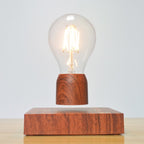 Retro magnetic floating bulb wood color substrate LED home decoration lamp Default Title