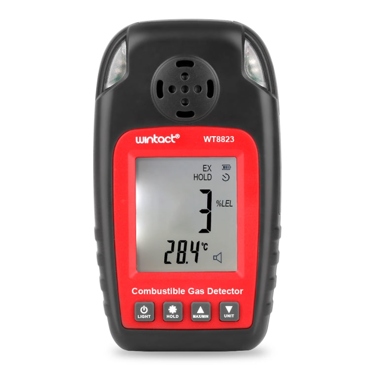 WT8823 Combustible Gas Alarm Detector Gas Leakage Flammable Natural Digital LCD Display Gas Leak Detector Monitor Gas Analyzer, WT8823 WT8823