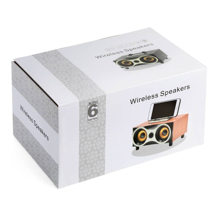 X6 Bluetooth Speaker – Portable Wooden Wireless Speaker Subwoofer Stero Bluetooth Speakers...