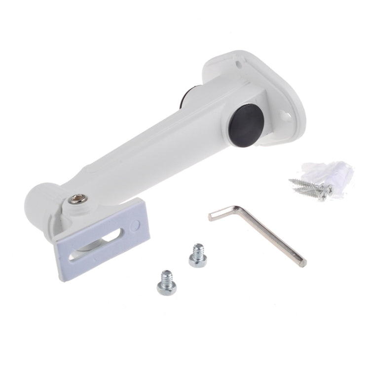 CCTV Wall Mount Stand Aluminum Metallic Silver Bracket Indoor Outdoor for Bullet Camera IP Camera Bracket Accessories – Durable Build, Easy to Use