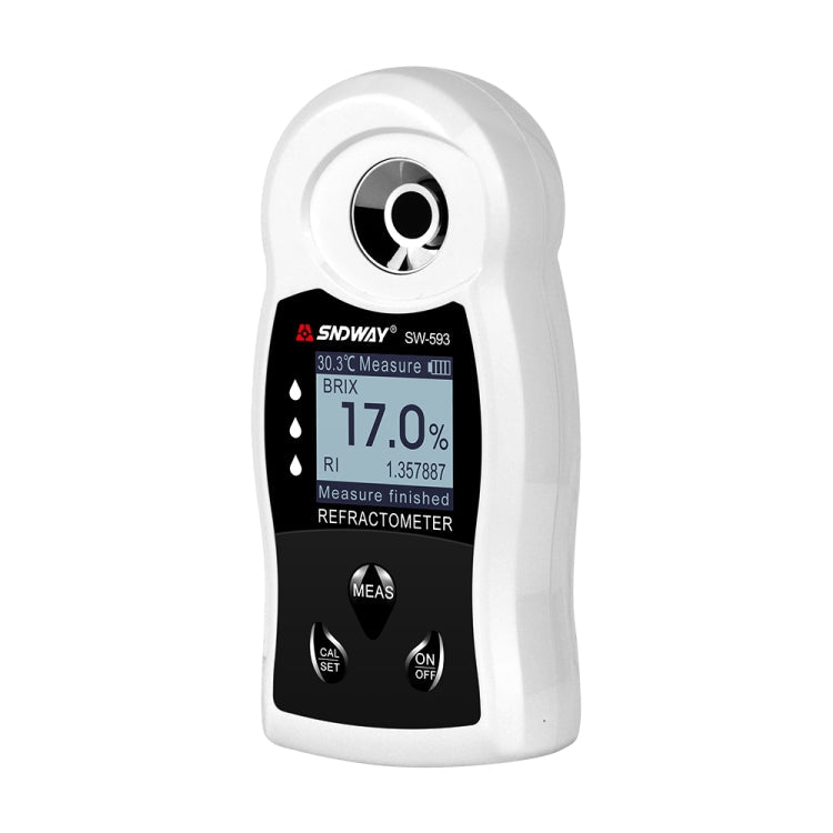 SNDWAY SW-593 Digital Refractometer Sugar Brix Meter Rechargeable Wine Beer Alcohol Drink Fruit Sugar Concentration Meter – Waterproof