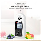SNDWAY SW-593 Digital Refractometer Sugar Brix Meter Rechargeable Wine Beer Alcohol Drink Fruit Sugar Concentration Meter – Waterproof